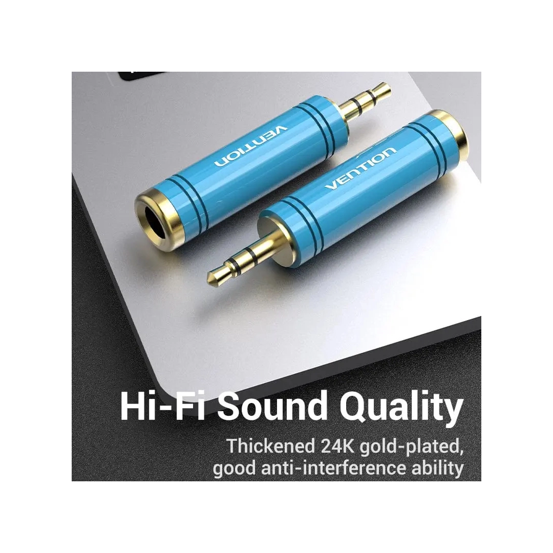 Перехідник Vention 6.5mm Male to 3.5mm Female (VAB-S04-L)