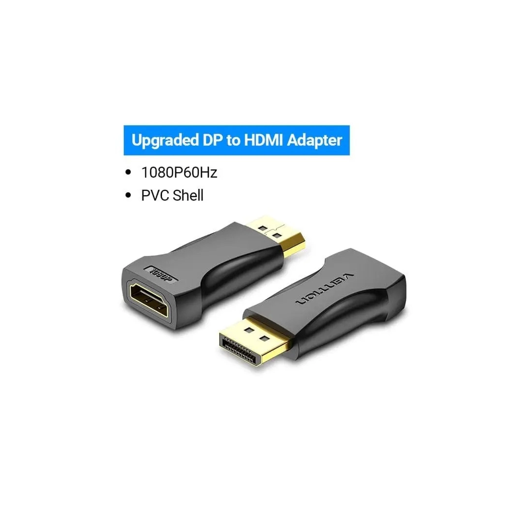Перехідник Vention DisplayPort M - HDMI F прямий (HBPB0) Перехідник Vention DisplayPort M - HDMI F прямий (HBPB0)