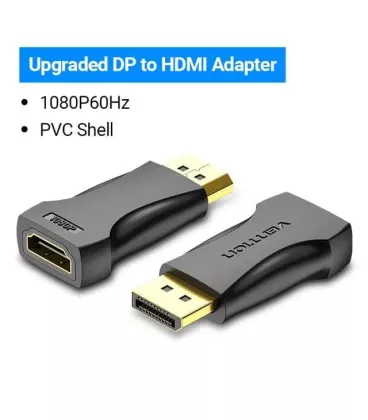 Перехідник Vention DisplayPort M - HDMI F прямий (HBPB0)