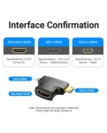 Перехідник Vention HDMI M - Mini HDMI F + Micro HDMI F (AGFB0)