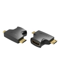 Перехідник Vention HDMI M - Mini HDMI F + Micro HDMI F (AGFB0)