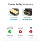 Перехідник Vention HDMI Male to Female Adapter 270° Degree правий (AICB0) Перехідник Vention HDMI Male to Female Adapter 270° Degree правий (AICB0)