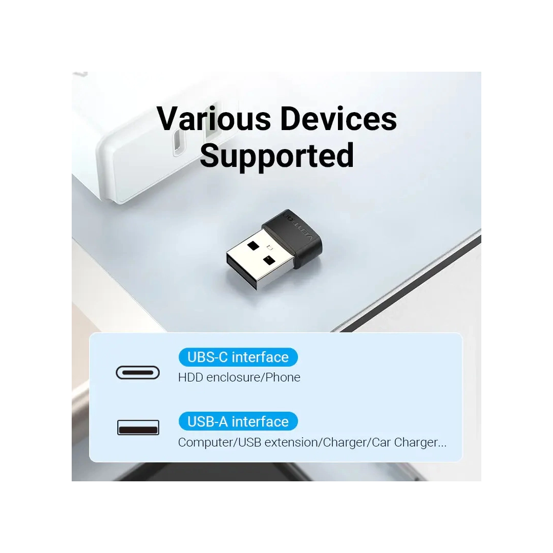 Перехідник Vention USB 2.0 Male - USB-C Female (CDWB0) Перехідник Vention USB 2.0 Male - USB-C Female (CDWB0)