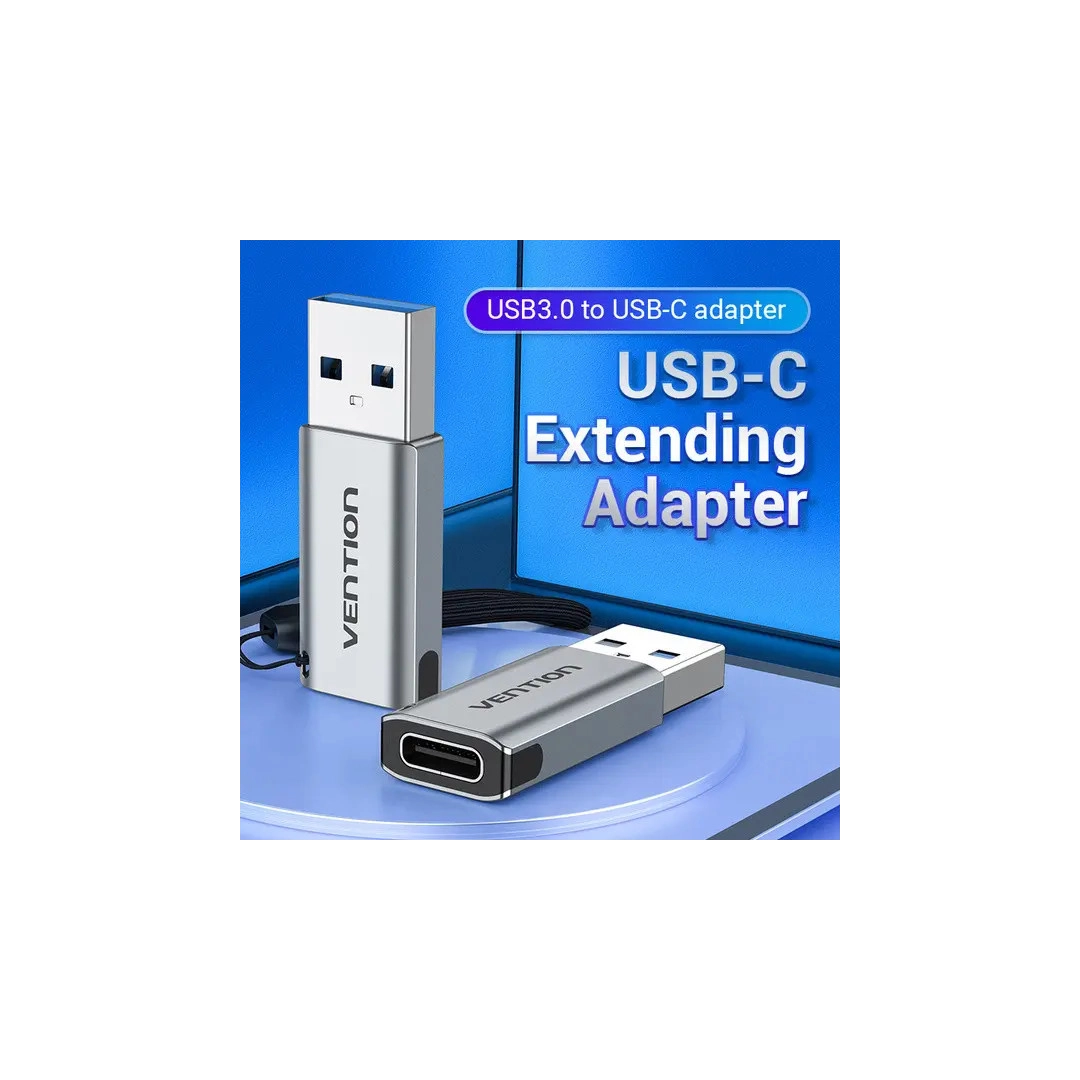 Перехідник Vention USB 3.0 Male - USB-C Female (CDPH0) Перехідник Vention USB 3.0 Male - USB-C Female (CDPH0)