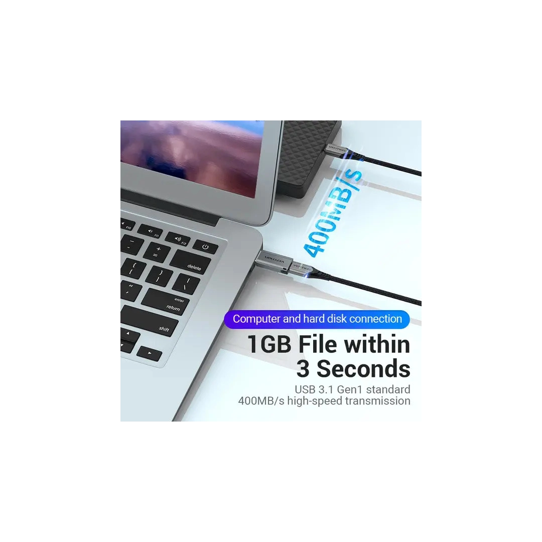 Перехідник Vention USB 3.0 Male - USB-C Female (CDPH0) Перехідник Vention USB 3.0 Male - USB-C Female (CDPH0)