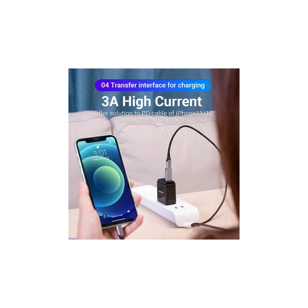 Перехідник Vention USB 3.0 Male - USB-C Female (CDPH0) Перехідник Vention USB 3.0 Male - USB-C Female (CDPH0)