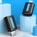 Перехідник Vention USB 3.1 Type-C Male на USB 3.0 Female (CDUB0) Перехідник Vention USB 3.1 Type-C Male на USB 3.0 Female (CDUB0)