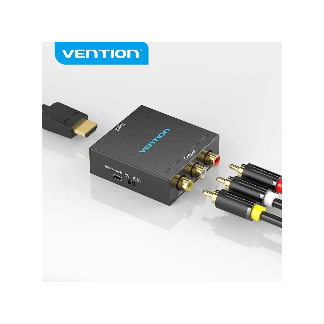 Перехідник Vention AV (RCA) - HDMI, v1.4, 1080p (AEFB0) Перехідник Vention AV (RCA) - HDMI, v1.4, 1080p (AEFB0)