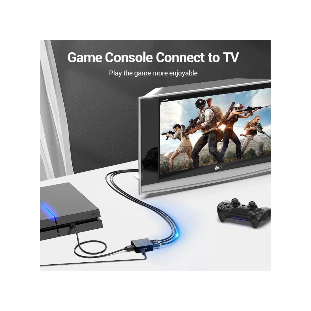 Перехідник Vention HDMI - AV (RCA), v1.4, 1080p (AEEB0) Перехідник Vention HDMI - AV (RCA), v1.4, 1080p (AEEB0)