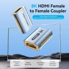 Перехідник Vention HDMI F - HDMI F прямий (AIUH0) Перехідник Vention HDMI F - HDMI F прямий (AIUH0)