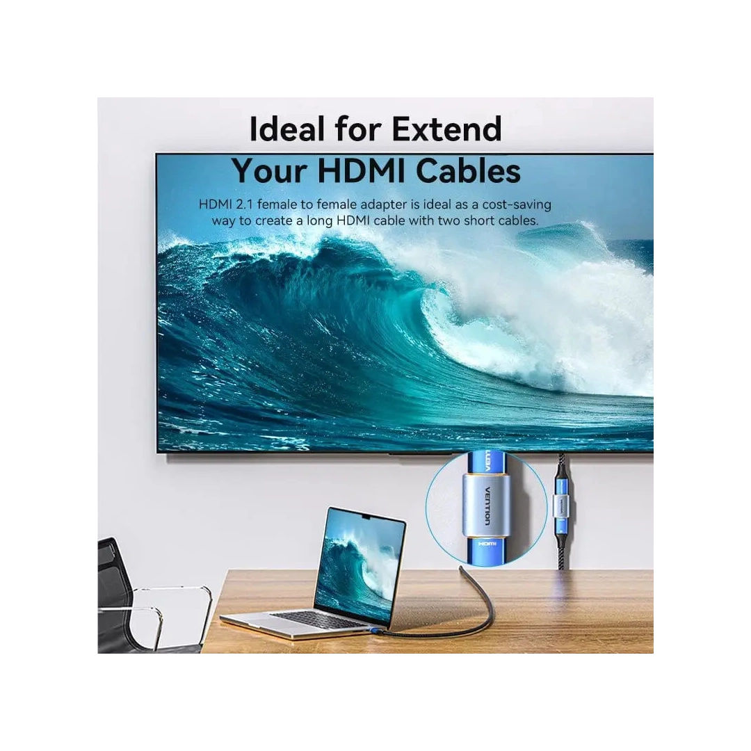 Перехідник Vention HDMI F - HDMI F прямий (AIUH0) Перехідник Vention HDMI F - HDMI F прямий (AIUH0)