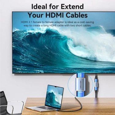 Перехідник Vention HDMI F - HDMI F прямий (AIUH0)