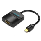 Переходник Vention mini DP - HDMI, 0.2 m (HBCBB) Переходник Vention mini DP - HDMI, 0.2 m (HBCBB)