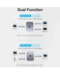 Світч Vention 2-Port Bi-Directional 8K HDMI Gray Aluminium Alloy Type AKPH0