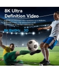 Світч Vention 2-Port Bi-Directional 8K HDMI Gray Aluminium Alloy Type AKPH0