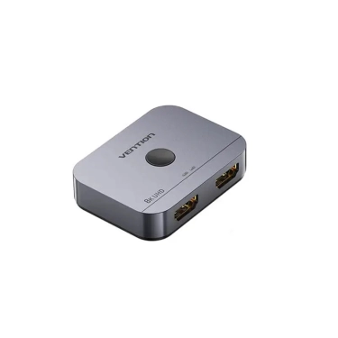 Світч Vention 2-Port Bi-Directional 8K HDMI Gray Aluminium Alloy Type AKPH0