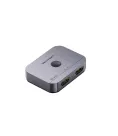 Світч Vention 2-Port Bi-Directional 8K HDMI Gray Aluminium Alloy Type AKPH0