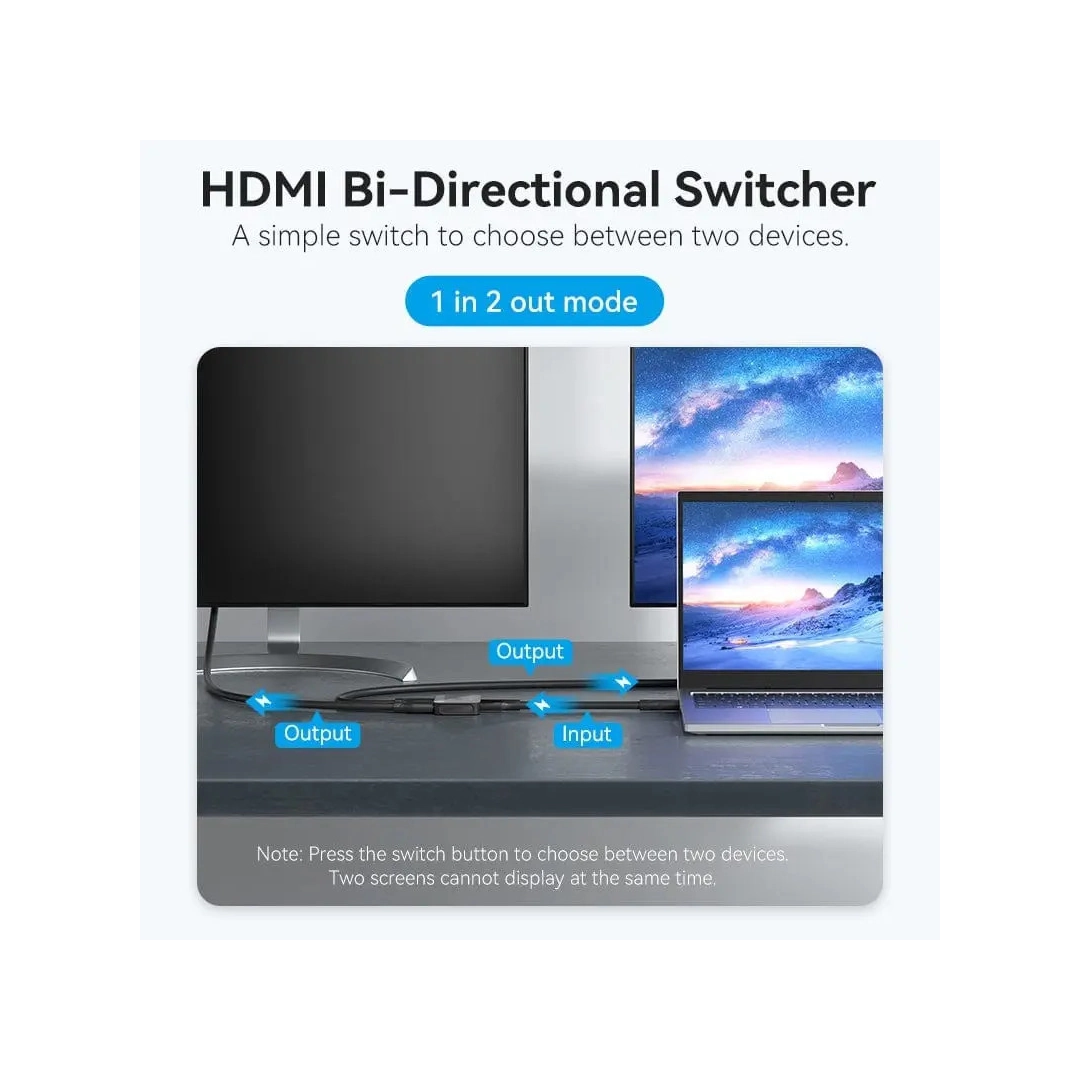 Світч Vention HDMI Switcher 2.0 (AKOB0) Світч Vention HDMI Switcher 2.0 (AKOB0)
