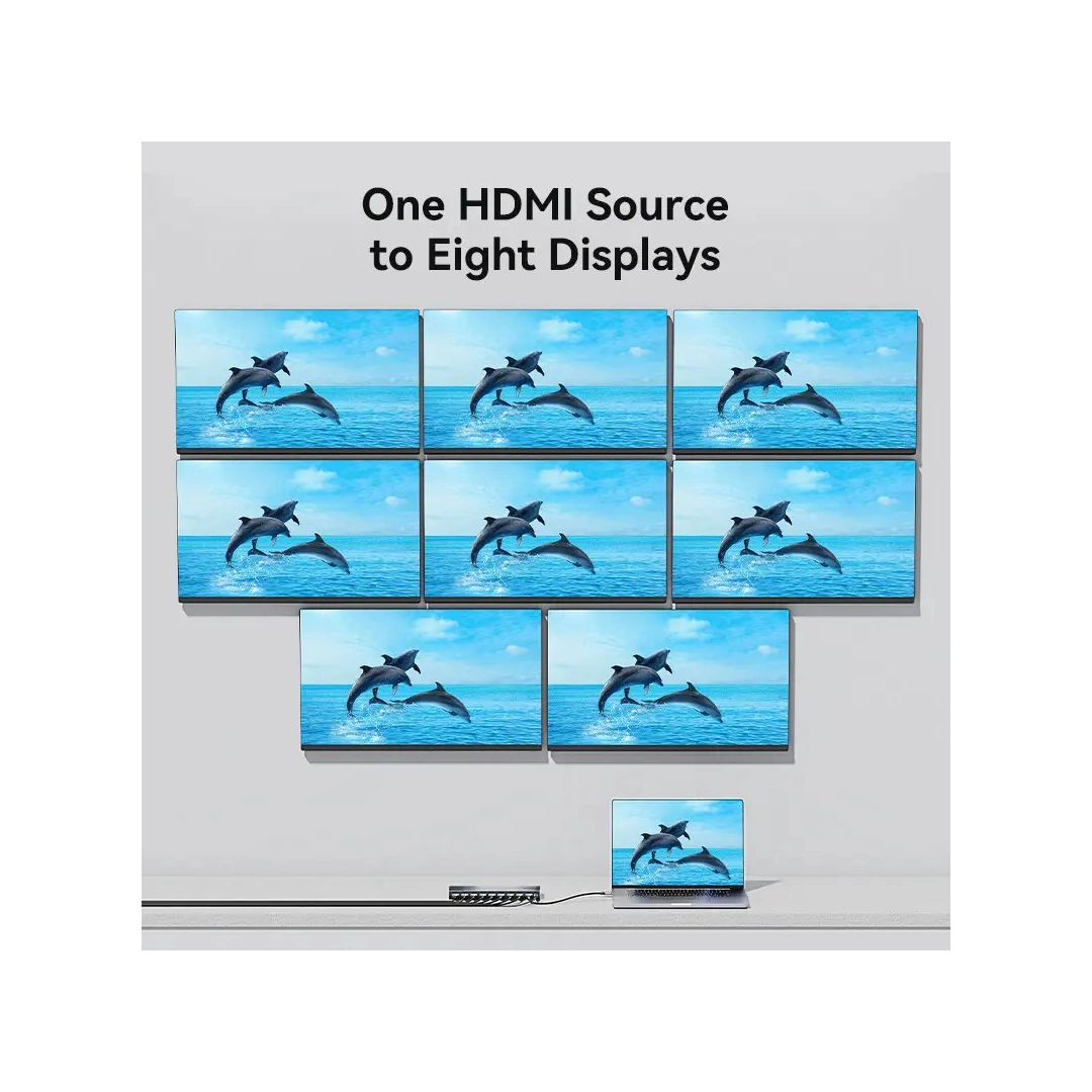 Спліттер Vention HDMI 1х8 4K 60Hz (AKQB0-EU)