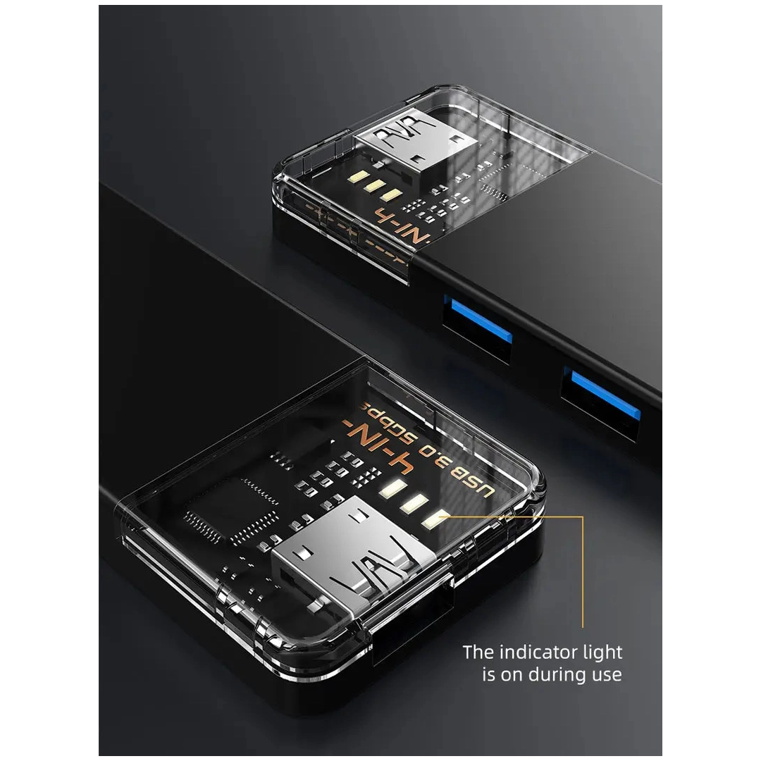 USB-хаб Vention Cabletime USB Type C - 4 Port USB 3.0, 0.15 cm (CB02B) USB-хаб Vention Cabletime USB Type C - 4 Port USB 3.0, 0.15 cm (CB02B)