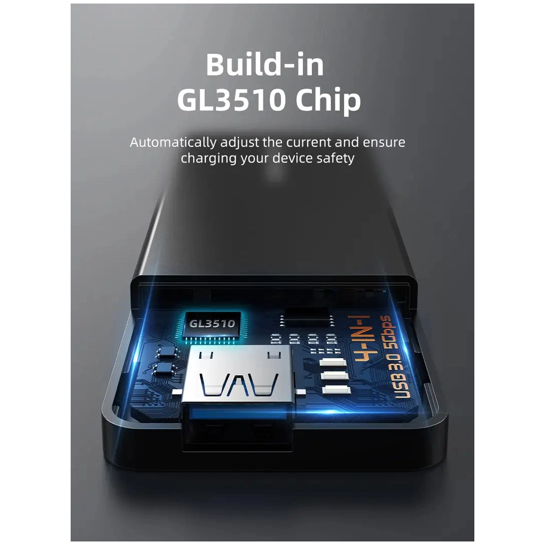 USB-хаб Vention Cabletime USB Type C - 4 Port USB 3.0, 0.15 cm (CB02B) USB-хаб Vention Cabletime USB Type C - 4 Port USB 3.0, 0.15 cm (CB02B)