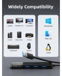 USB hub Vention Cabletime USB Type C - 4 Port USB 3.0, 0.15 cm (CB02B)