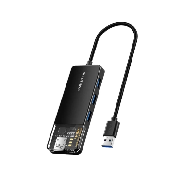 USB-хаб Vention Cabletime USB Type C - 4 Port USB 3.0, 0.15 cm (CB02B)