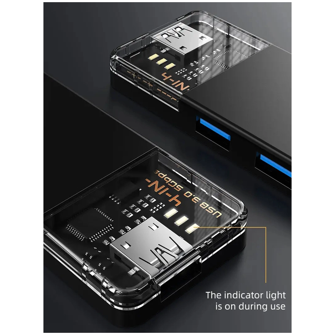 USB-хаб Vention Cabletime USB Type C - 4 Port USB 3.0, 0.15 cm (CB03B) USB-хаб Vention Cabletime USB Type C - 4 Port USB 3.0, 0.15 cm (CB03B)