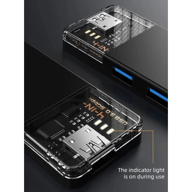 USB-хаб Vention Cabletime USB Type C - 4 Port USB 3.0, 0.15 cm (CB03B)