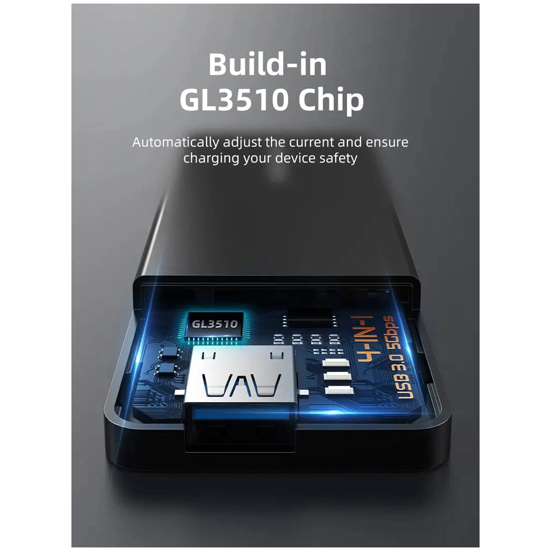 USB-хаб Vention Cabletime USB Type C - 4 Port USB 3.0, 0.15 cm (CB03B) USB-хаб Vention Cabletime USB Type C - 4 Port USB 3.0, 0.15 cm (CB03B)