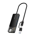 USB-хаб Vention Cabletime USB Type C - 4 Port USB 3.0, 0.15 cm (CB03B)
