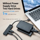 USB-хаб Vention 4-Port з micro USB живленням 0.15M Black (CHLBB) USB-хаб Vention 4-Port з micro USB живленням 0.15M Black (CHLBB)