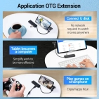 USB-хаб Vention 4-Port з micro USB живленням 0.15M Black (CHLBB) USB-хаб Vention 4-Port з micro USB живленням 0.15M Black (CHLBB)