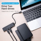 USB-хаб Vention 4-Port із micro USB живленням 0.15 м Black (TGKBB) USB-хаб Vention 4-Port із micro USB живленням 0.15 м Black (TGKBB)