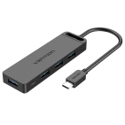 USB-хаб Vention 4-Port із micro USB живленням 0.15 м Black (TGKBB) USB-хаб Vention 4-Port із micro USB живленням 0.15 м Black (TGKBB)