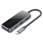 USB-хаб Vention 5 в 1 Type-C-USB-PD 4USB 3.0 87W 4K 30Hz 0.15m Black (TFDHB) USB-хаб Vention 5 в 1 Type-C-USB-PD 4USB 3.0 87W 4K 30Hz 0.15m Black (TFDHB)