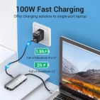USB-хаб Vention OTG USB Hub USB-C to HDMI/USB 3.0x3/RJ45/PD, 0.15 m (TOHHB) USB-хаб Vention OTG USB Hub USB-C to HDMI/USB 3.0x3/RJ45/PD, 0.15 m (TOHHB)