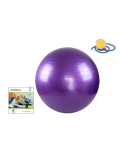 Fitball fitness ball GymBall 65 cm with pump purple