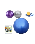 Fitball fitness ball GymBall 65 cm with pump purple