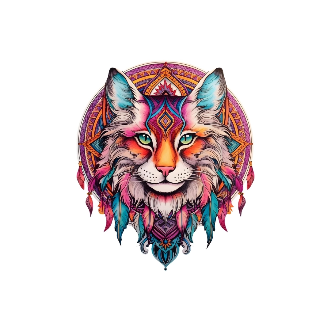 Wooden puzzle for adults Cat - Dreamcatcher RAO in a gift box 34 x 29 cm 200 pieces