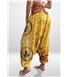 Штани-шаровари Алладини (Афгані) з мотнею Amber Mosaic RAO WEAR унісекс OneSize жовтий