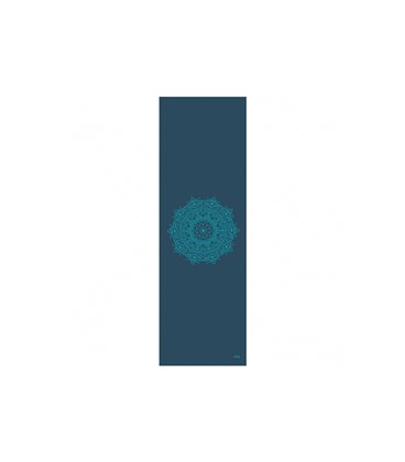 Килимок для йоги Bodhi Leela Mandala петроль - бірюзова мандала 183x60x0.4 см