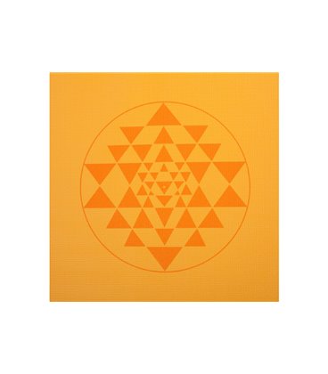 Килимок для йоги Bodhi Leela жовтий янтра 183x60x0.4 см