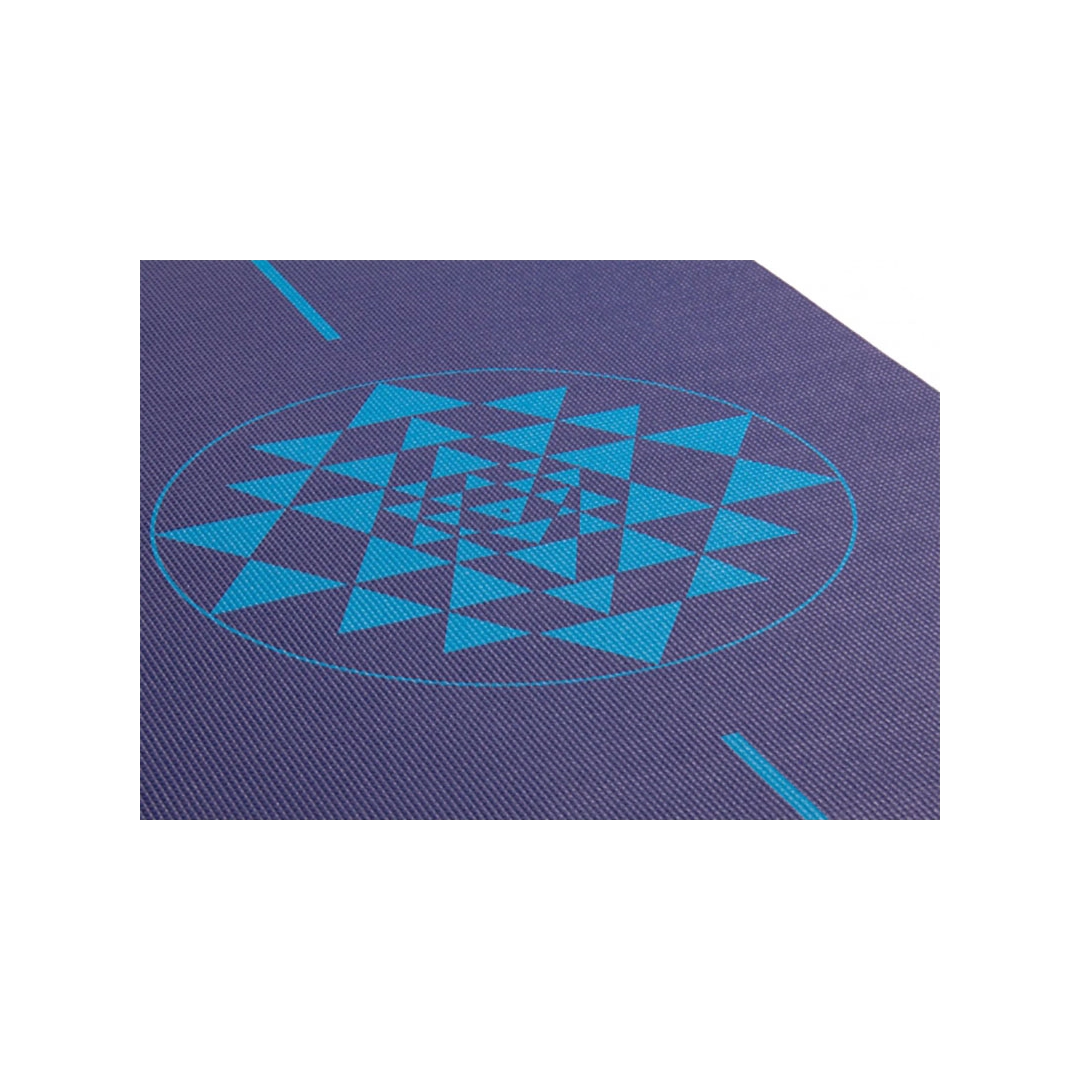 Yoga mat Bodhi Leela blue yantra 183x60x0.4 cm