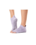 Шкарпетки для йоги ToeSox Half Toe Low Rise Grip Heather Purple S (36-38.5)