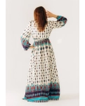Women's long wrap dress Light Breeze RAO WEAR SM