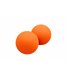 Масажний м'ячик Amber арахіс Duoball 12x6 см помаранчевий