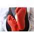 Шкарпетки для йоги та пілатесу нековзні закриті Amber Grip теракотовий (35-40)