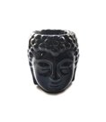 Керамічна аромалампа Будда чорна 7х7х8.5 см