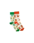 Set of socks RAO Yoga Green Paisley + Cats 2 pairs (36-38)